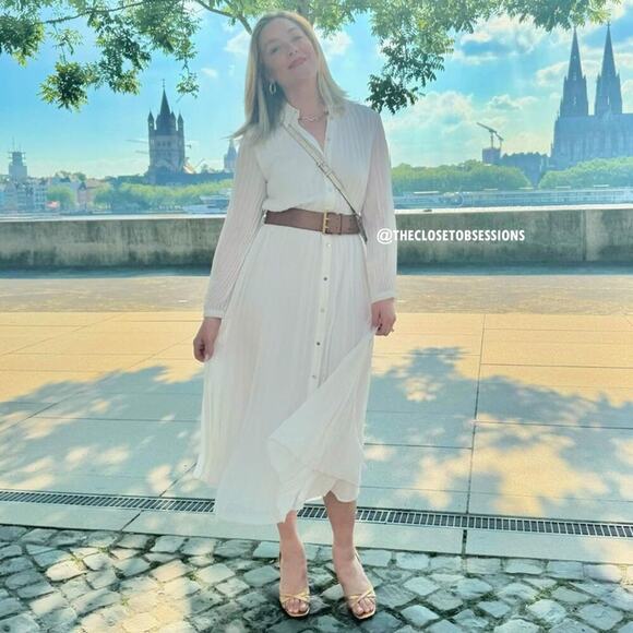 ZARA Belted Midi Dress NWT LAST ONE!!! 🤍 - Picture 13 of 16